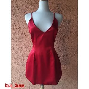 Never worn, silky, form fitting